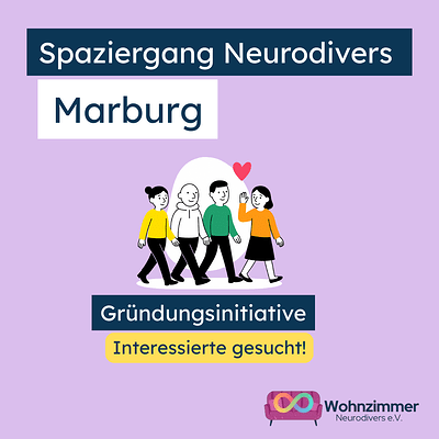 Spaziergang Neurodivers Marburg (Instagram Post)