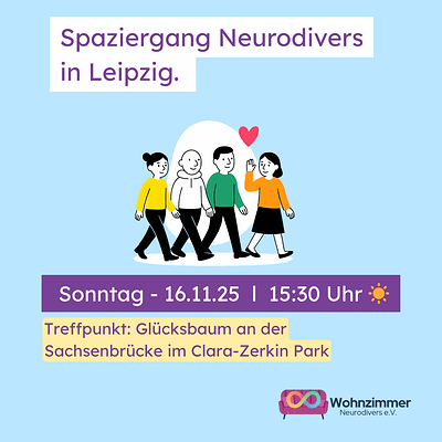 Spaziergang Neurodivers in Leipzig (Instagram Post)