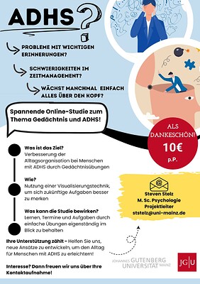 Flyer_ADHS-Studie_Masterarbeit