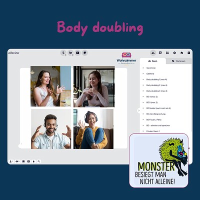 ADHS Body doubling